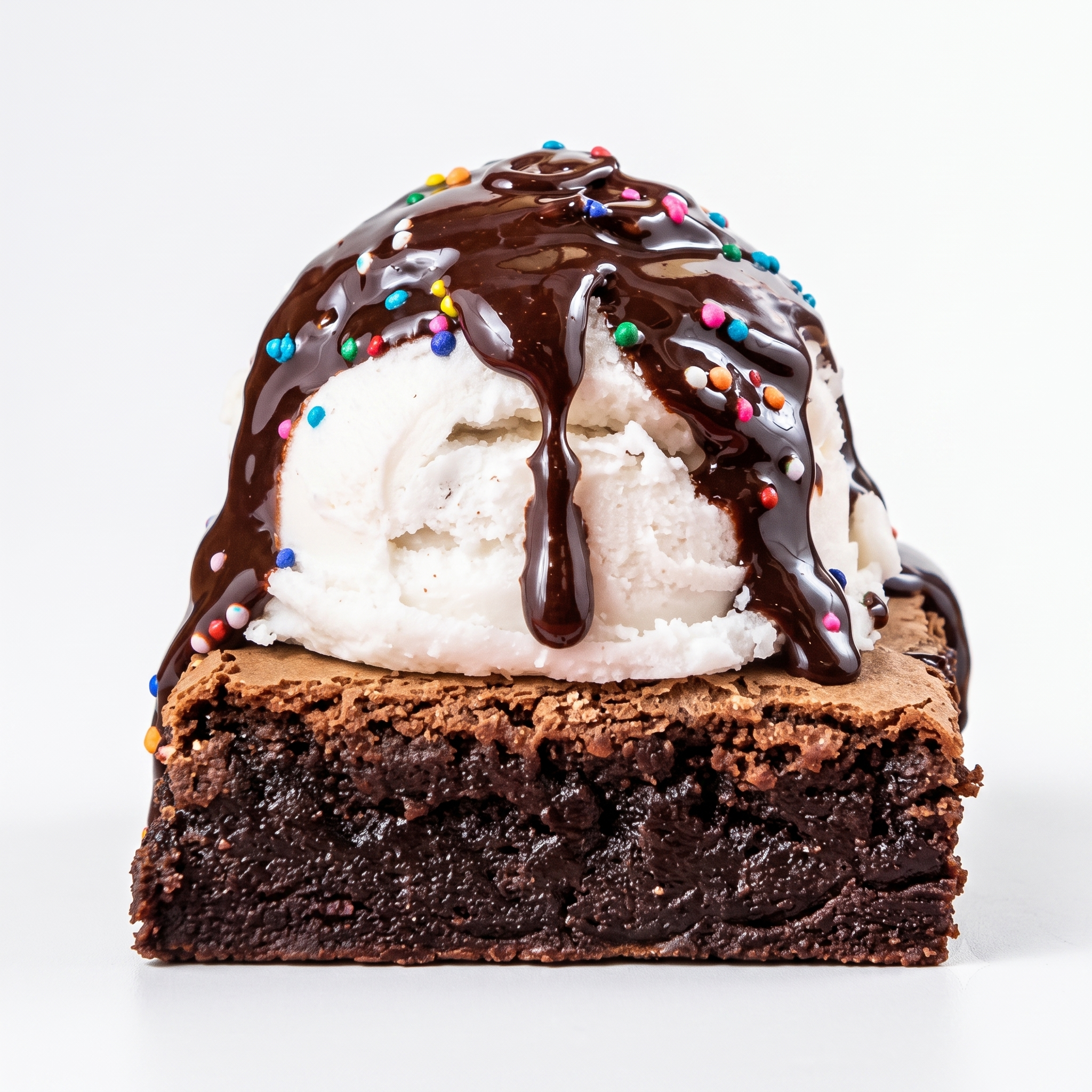 Brownie con Helado